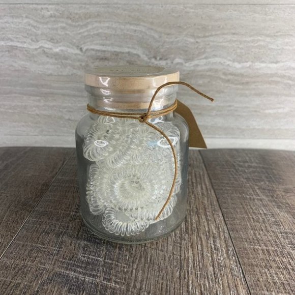 Rae Dunn STASH hair tie jar - Picture 2 of 5